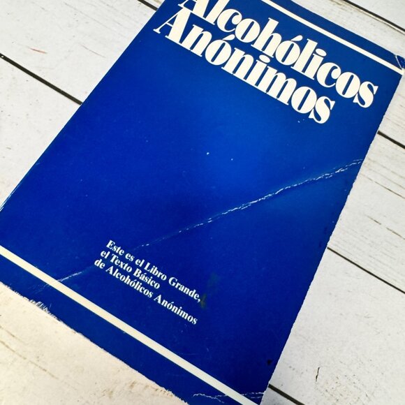 Alcohólicos Anónimos AA Big Book 1990 3rd Ed Spanish Alcoholics Anonymous Vtg - Picture 3 of 6